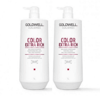 Goldwell Dualsenses Color Extra Rich 1 Litre Shampoo and Conditioner Bundle Halo Hair & Skin - rosehipskincare.com.au